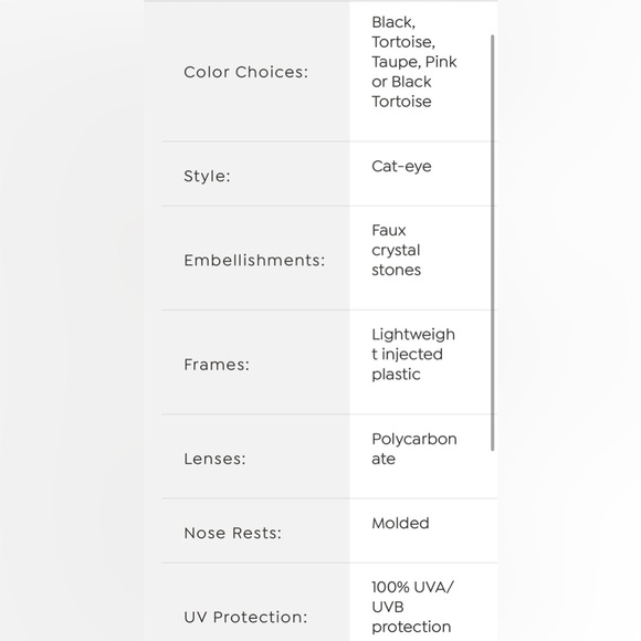 Kenneth Cole
Reaction Luna Crystal Cat-Eye
Pink Sunglasses NWT - Picture 6 of 8